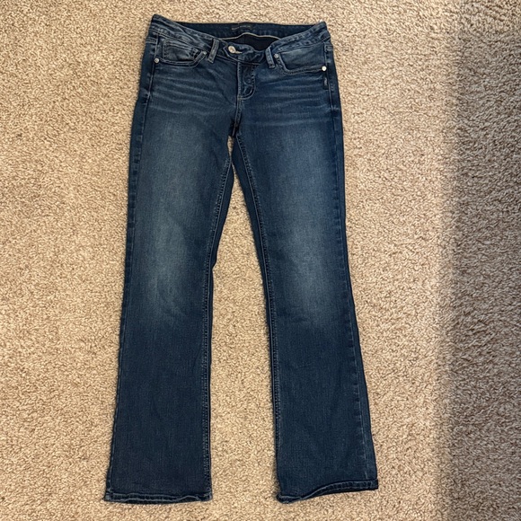 Silver Jeans Dark Blue Boot Cut Women's Jeans - Picture 1 of 4